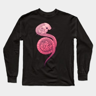 Rose Snake Long Sleeve T-Shirt